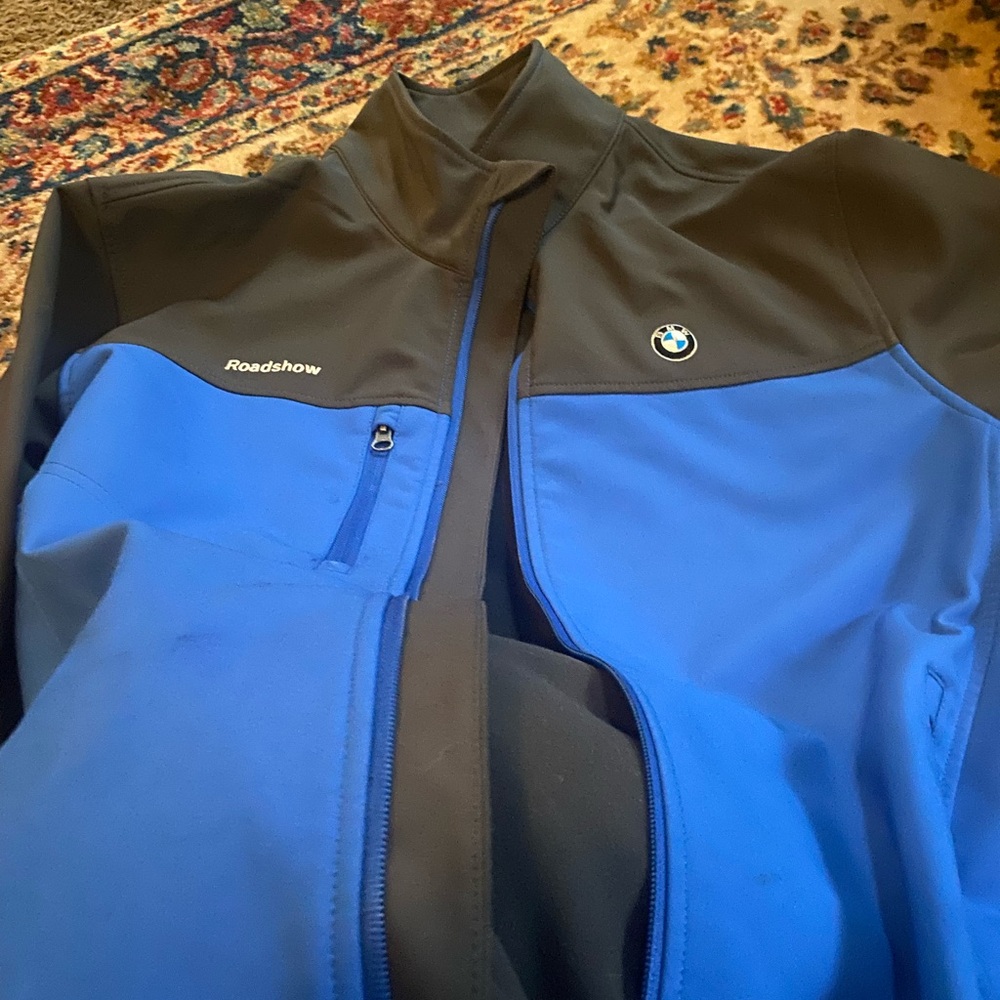 Men's Performance Softshell Jacket In Blue And Bl… - image 2
